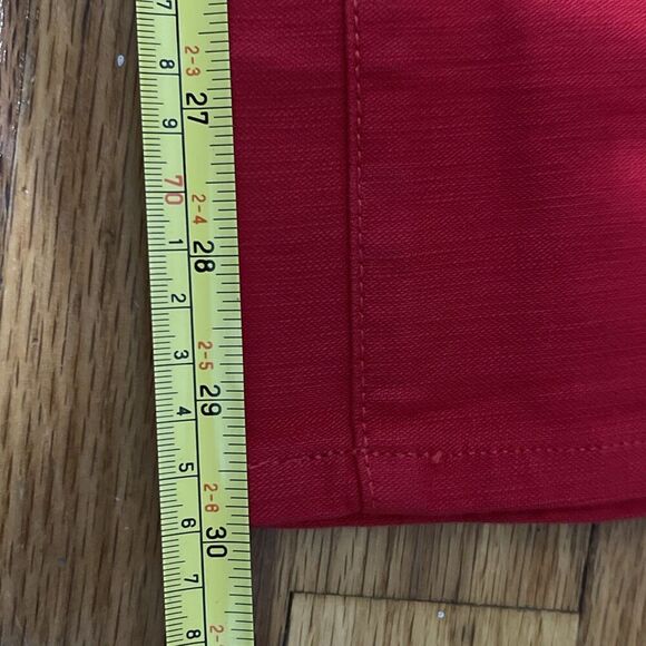 J.CREW Camp-pocket Wide-leg Pant Size 32 Red NEW America USA Preppy Casual CI936 - Picture 10 of 15